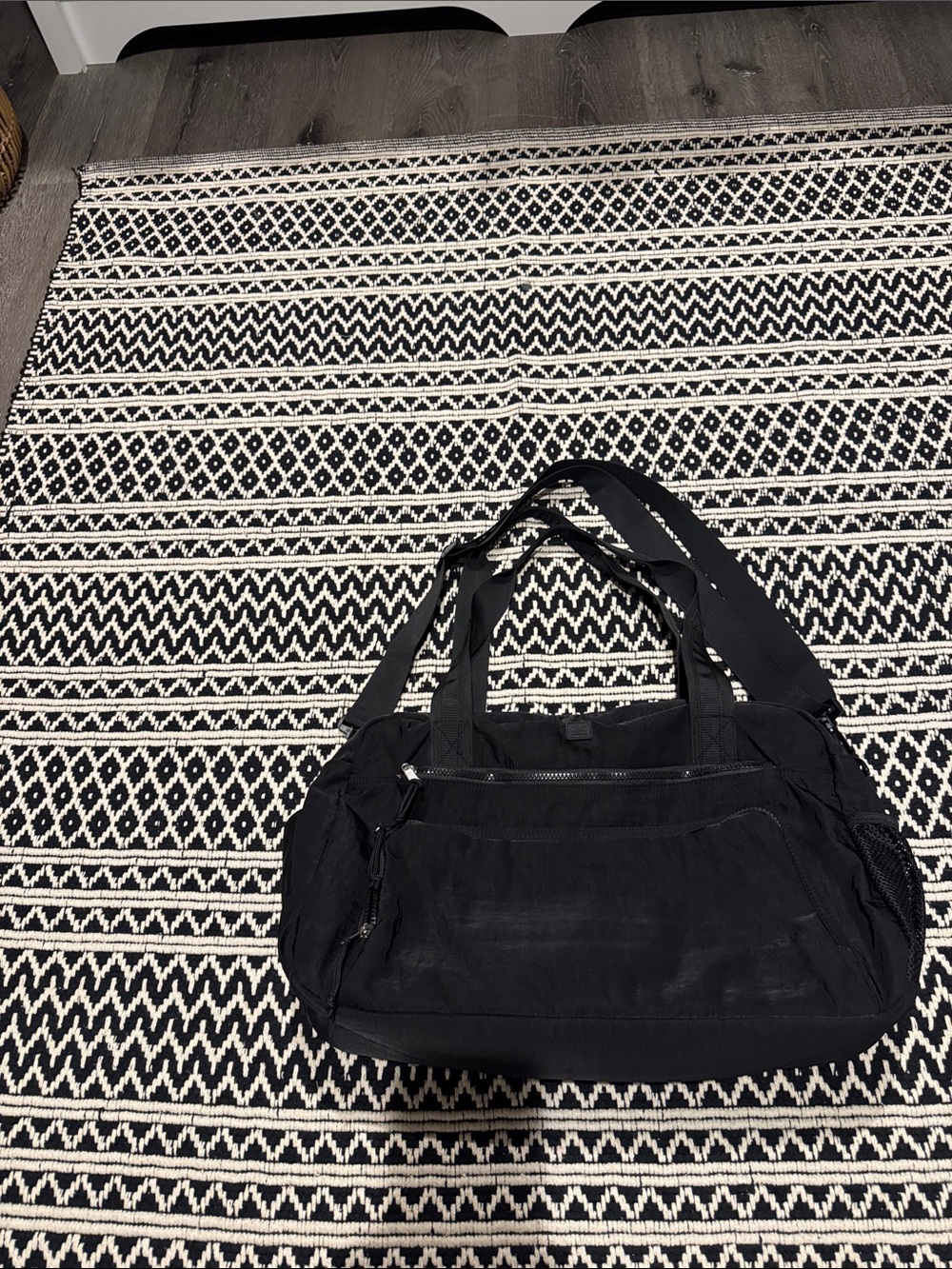 C&C Classic Black Duffel Bag - Everyday Travel Tote